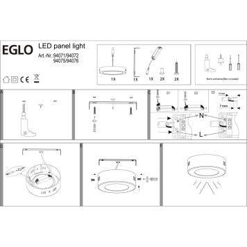 Светильник точечный Eglo Fueva 1 94075-3