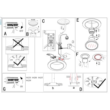 Светильник точечный Eglo Peneto 94238-1