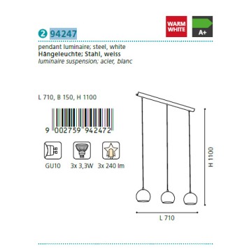 Люстра Eglo Petto 1 94247-1