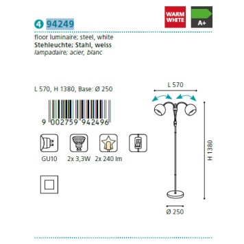 Торшер Eglo Petto 1 94249-1