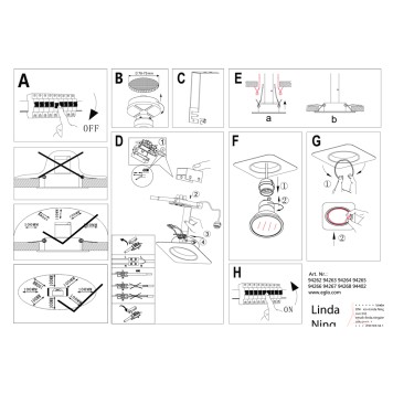 Светильник точечный Eglo Peneto 94265-3