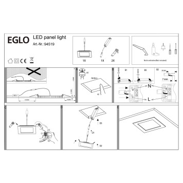Светильник точечный Eglo Fueva 1 94519-3