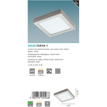 Светильник точечный Eglo Fueva 1 94526-2