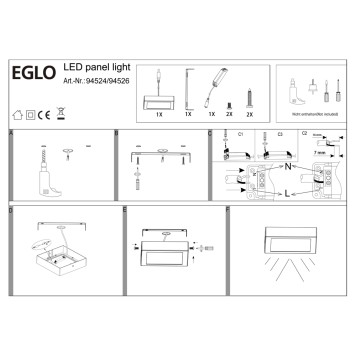 Светильник точечный Eglo Fueva 1 94526-3
