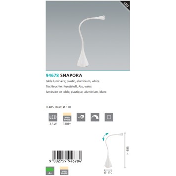 Лампа настольная Eglo Snapora 94678-2