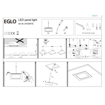 Светильник точечный Eglo Fueva 1 94733-3