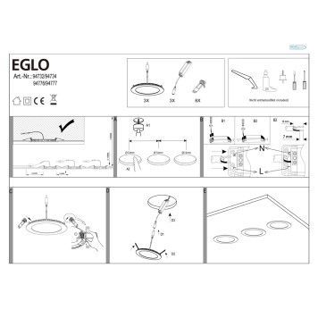 Светильник точечный Eglo Fueva 1 94776-2