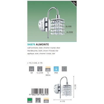 Бра Eglo Almonte 94879-2