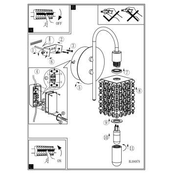 Бра Eglo Almonte 94879-3