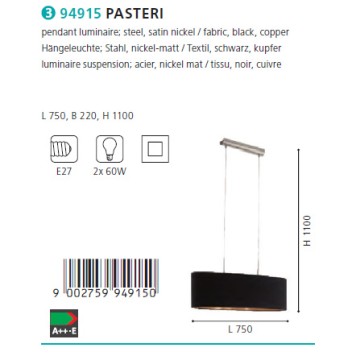 Люстра Eglo Pasteri 94915-1