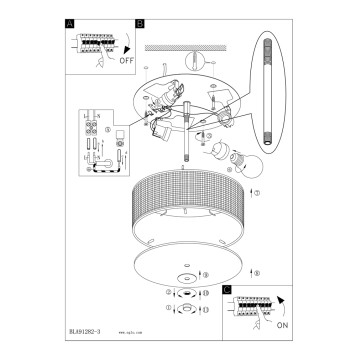 Светильник потолочный Eglo Pasteri 94919-3