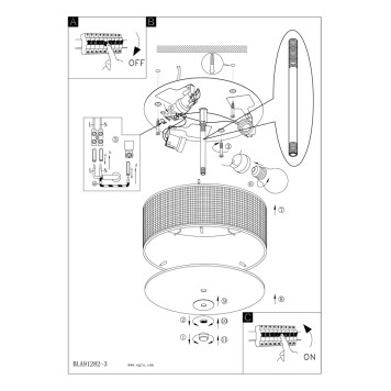 Светильник потолочный Eglo Pasteri 94922-4