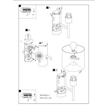Бра Eglo Pasteri 94925-3