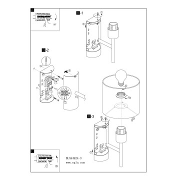 Бра Eglo Pasteri 94927-3