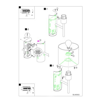 Бра Eglo Pasteri 95052-3