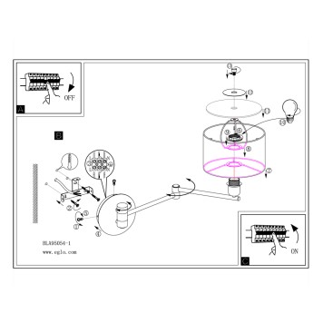 Бра Eglo Maserlo 95055-3