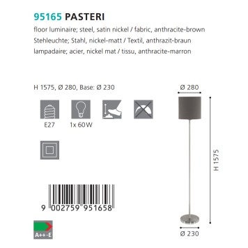 Торшер Eglo Pasteri 95165-3