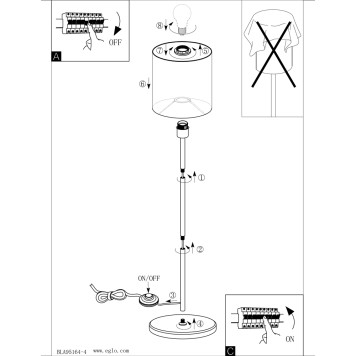 Торшер Eglo Pasteri 95166-5