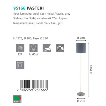 Торшер Eglo Pasteri 95166-6
