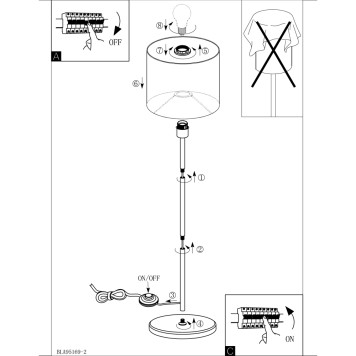 Торшер Eglo Pasteri 95175-4