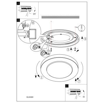 Светильник настенно-потолочный Eglo Led Capri 95283-3