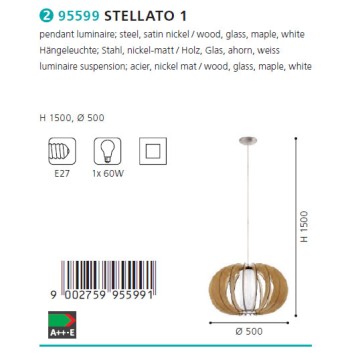 Люстра Eglo Stellato 1 95599-1