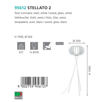 Торшер Eglo Stellato 2 95612-3
