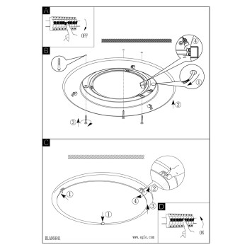 Светильник настенно-потолочный Eglo Acolla 95639-3