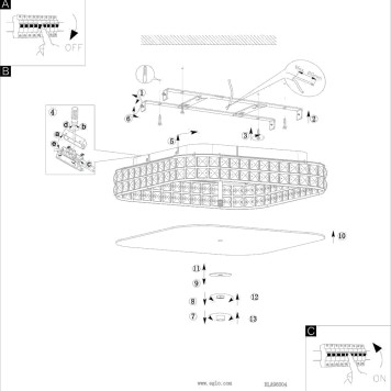 Светильник потолочный Eglo Cardillio 96004-5