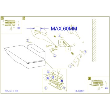 Бра Eglo Metrass 96038-4