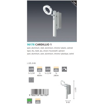 Спот Eglo Cardillio 1 96178-3