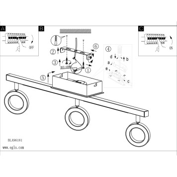 Спот Eglo Cardillio 1 96181-4