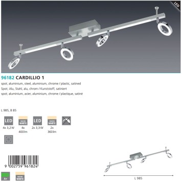 Спот Eglo Cardillio 1 96182-4