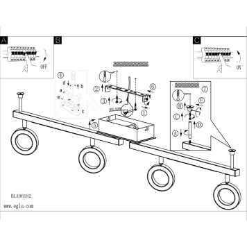 Спот Eglo Cardillio 1 96182-5