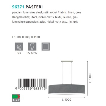 Люстра Eglo Pasteri 96371-3