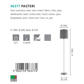 Торшер Eglo Pasteri 96377-4