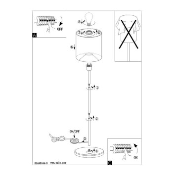Торшер Eglo Pasteri 96377-5