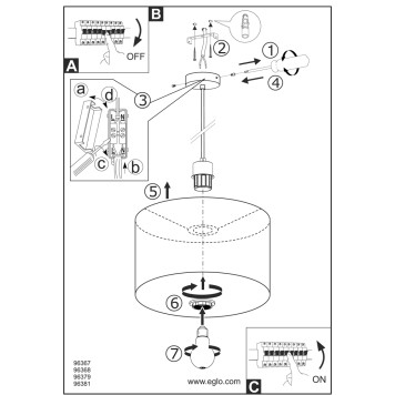 Люстра Eglo Pasteri 96381-3