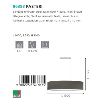 Люстра Eglo Pasteri 96383-2