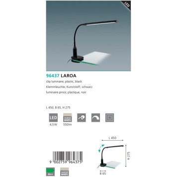 Лампа настольная Eglo Laroa 96437-4