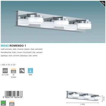 Спот Eglo Romendo 1 96543-4