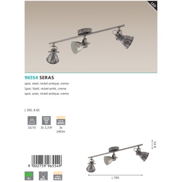 Спот Eglo Seras 96554-4