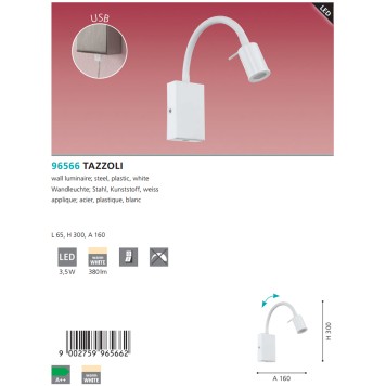 Бра Eglo Tazzoli 96566-4