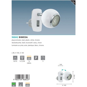 Спот Eglo Bimeda 96842-3