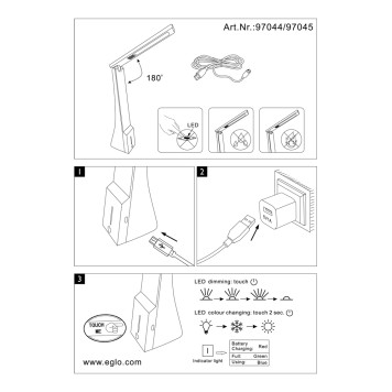 Лампа настольная Eglo La Seca 97044-5