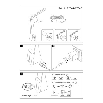 Лампа настольная Eglo La Seca 97045-5