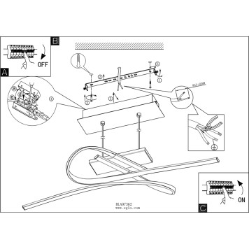 Люстра Eglo Palozza 97362-2