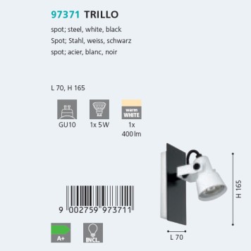 Спот Eglo Trillo 97371-1