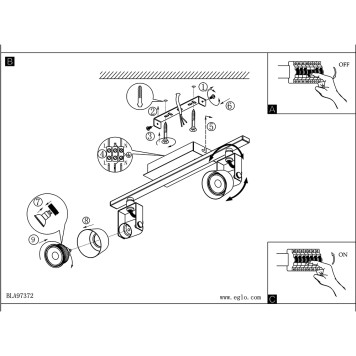Спот Eglo Trillo 97372-3
