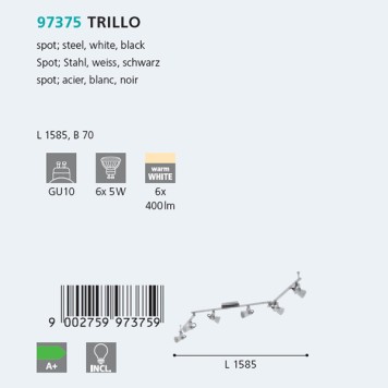 Спот Eglo Trillo 97375-2